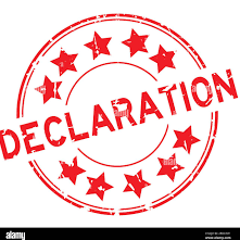 Self-declaration of Physical and Mental Health
