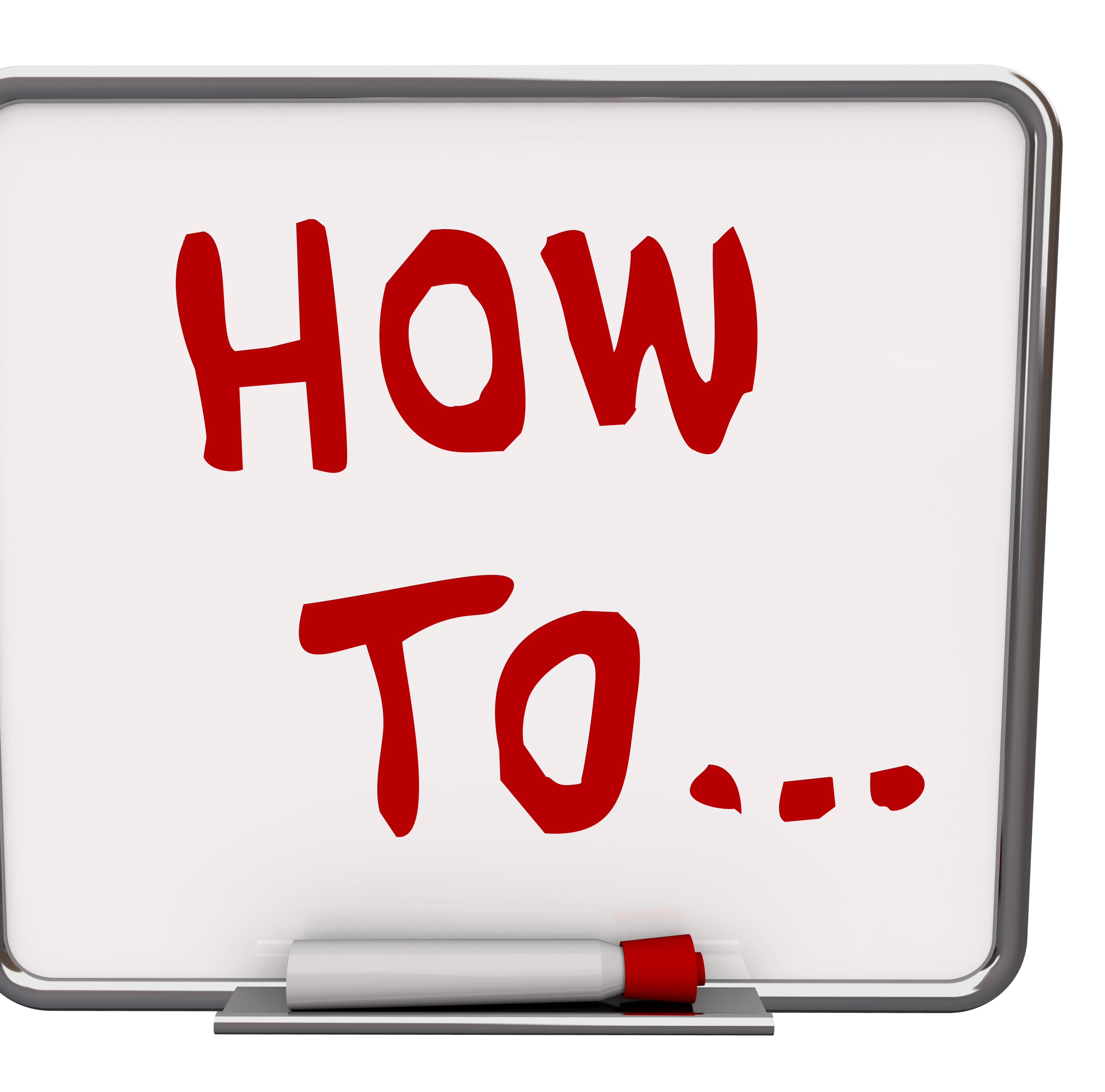How to 